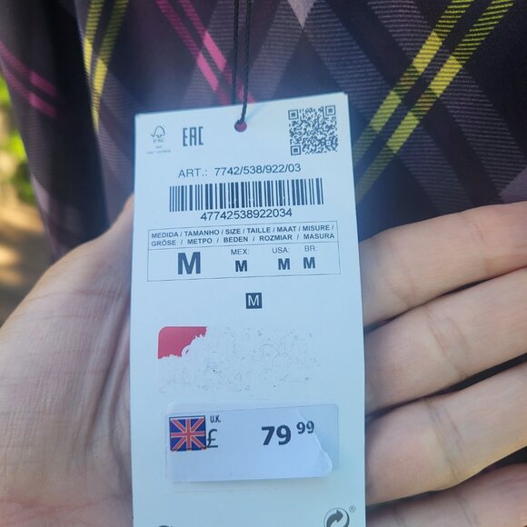 Zara Home Nightgown Chemise Size Medium Maxi Dress - Picture 3 of 4